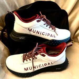 Golf shoes Municipal SPORTCROSS ATG SHOES cardinal black white with bag  10.5